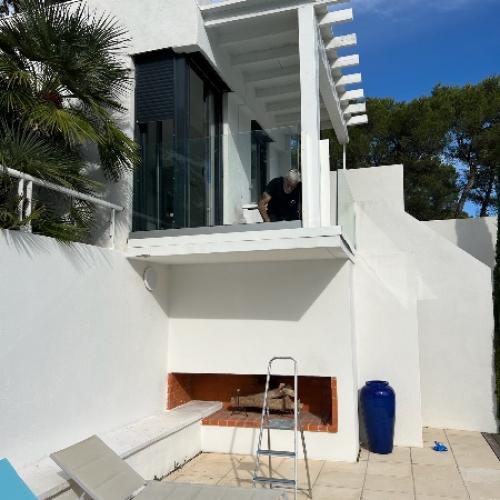 Installation d'un Garde-Corps et d'une Couverture sur Terrasse à Peypin  